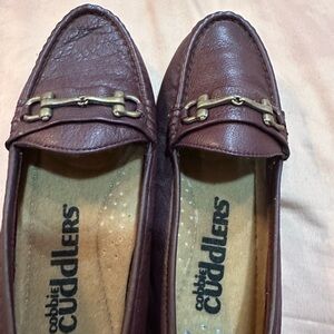 Leather loafers